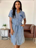 Load image into Gallery viewer, Julia Midi Lace Up Dress