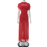 Load image into Gallery viewer, Luna Maxi Mesh Dress